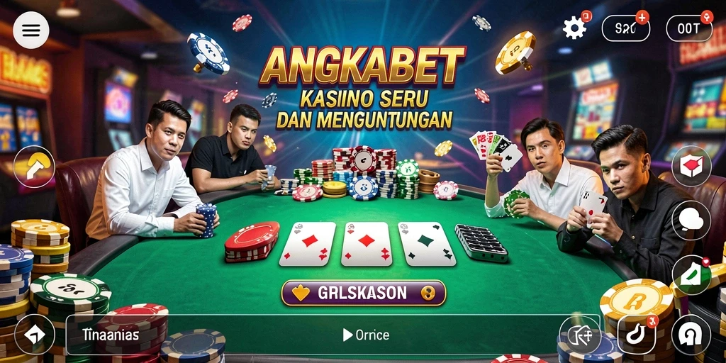 Gameplay seru di ANGKABET dengan berbagai permainan kasino.