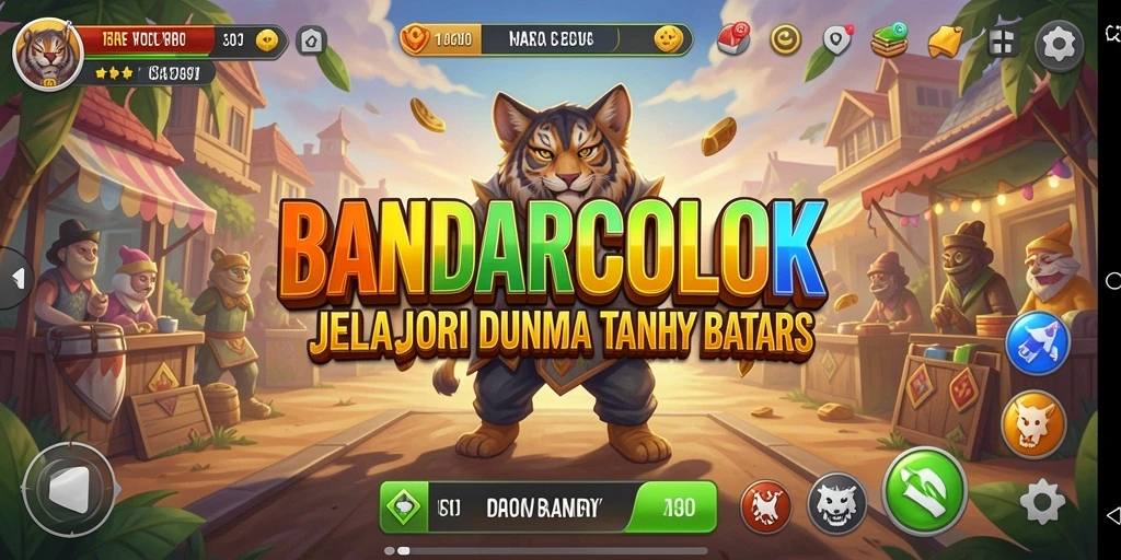 Screenshot BANDARCOLOK yang menunjukkan keindahan dunia terbuka.