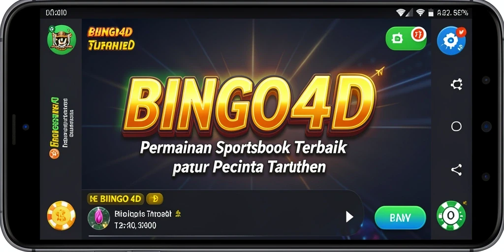 Gameplay menarik BINGO4D yang menawarkan sensasi taruhan real-time.