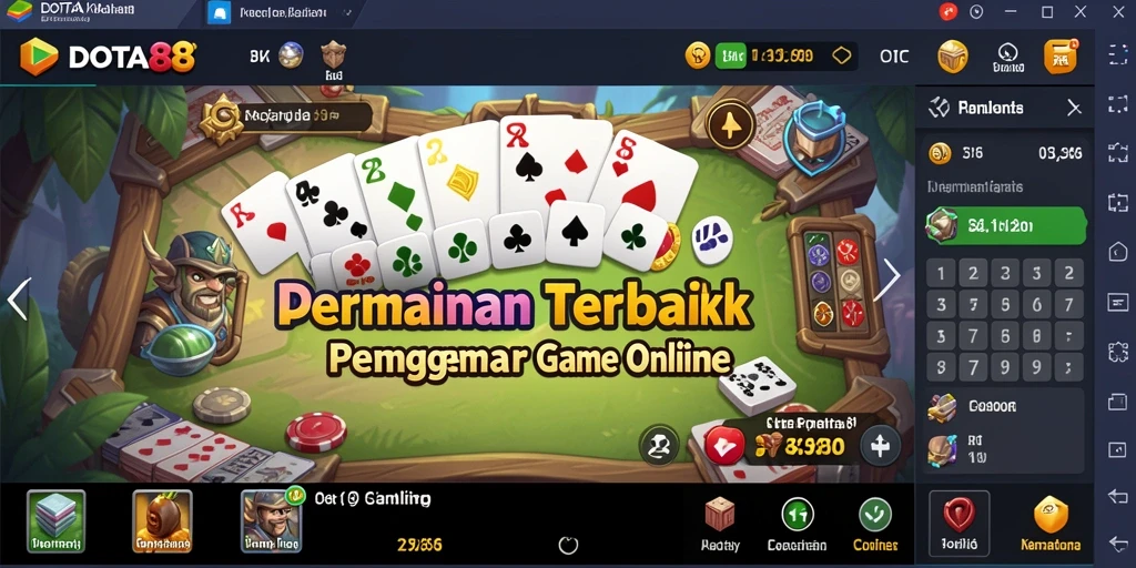 Tampilan gameplay DOTA88 yang seru dan kompetitif dalam permainan Domino.