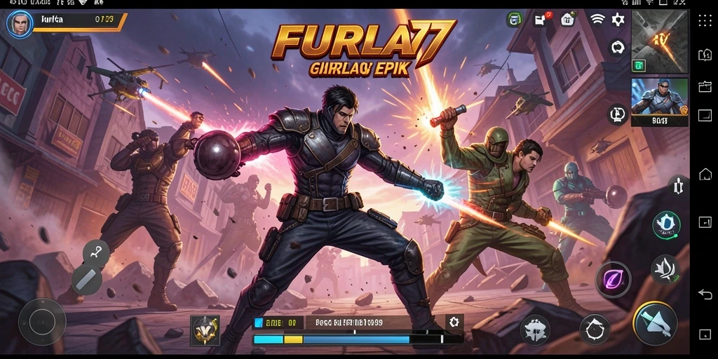 Tampilan gameplay FURLA77 yang penuh aksi dan seru.