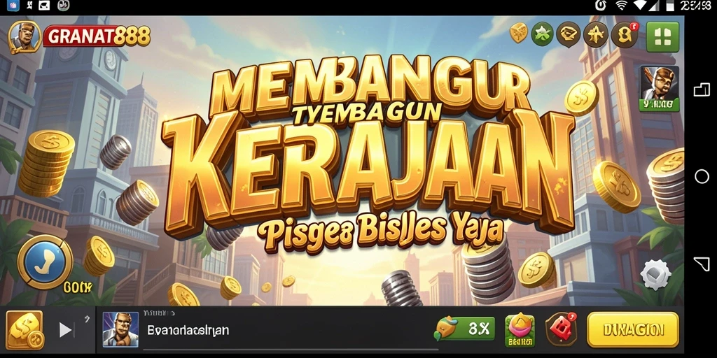 Tampilan gameplay menarik di GRANAT88 dengan desain yang colorful.