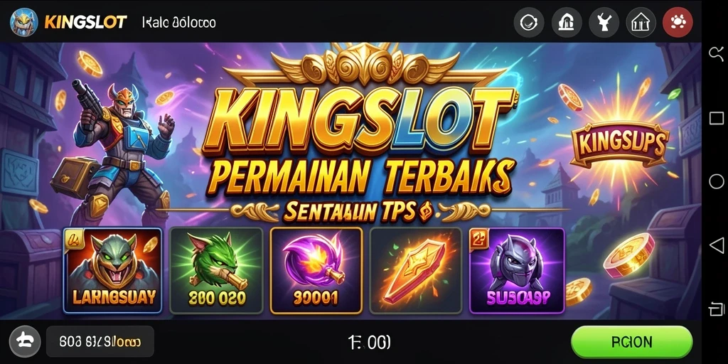 Tampilan gameplay KINGSLOT yang seru dan interaktif dalam kategori TPS.