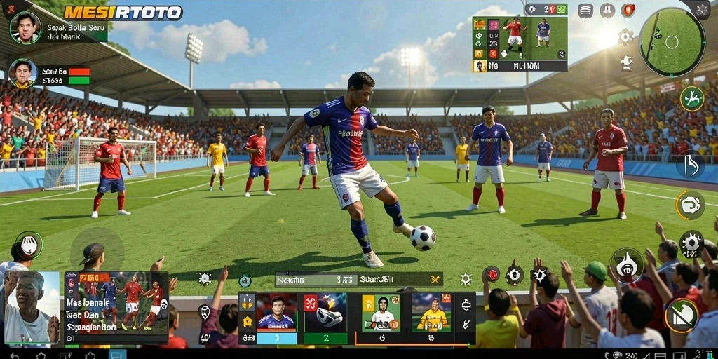 Tampilan gameplay yang mendebarkan dalam MESIRTOTO.