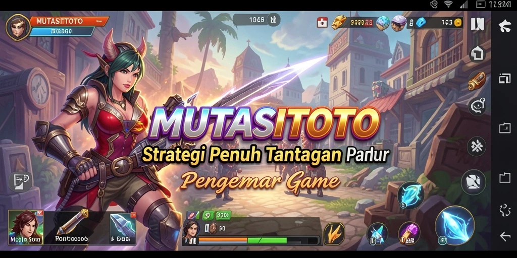 Tampilan gameplay strategis yang mendebarkan di MUTASITOTO.