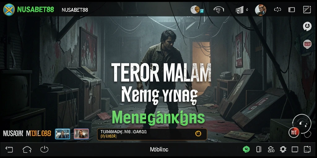 Tampilan menyeramkan dari gameplay NUSABET88 yang menegangkan.