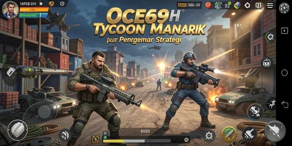 Screenshot OCE69 menampilkan aktivitas bisnis yang dinamis dan menarik.