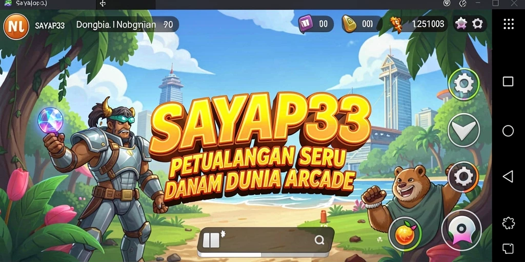 Tangkapan layar menunjukkan aksi seru dalam gameplay SAYAP33.