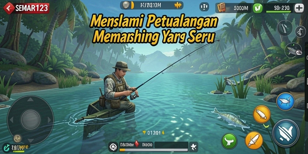 Tangkapan ikan yang mengesankan dalam gameplay SEMAR123.