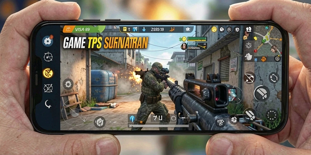 Tampilan gameplay seru dan penuh aksi dari VISA89.