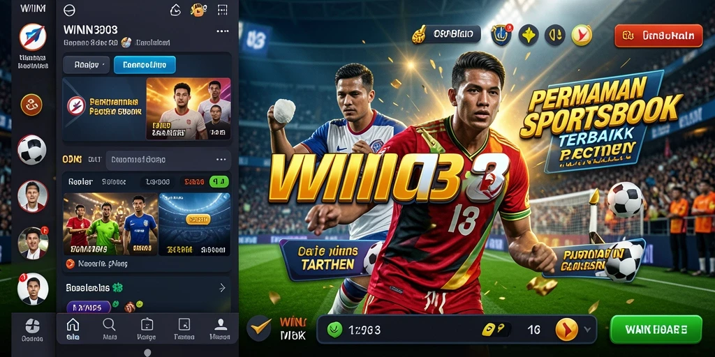 Tampilan utama WIN33 menampilkan berbagai opsi taruhan olahraga.